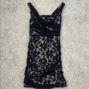 Elegant Black Lace Dress